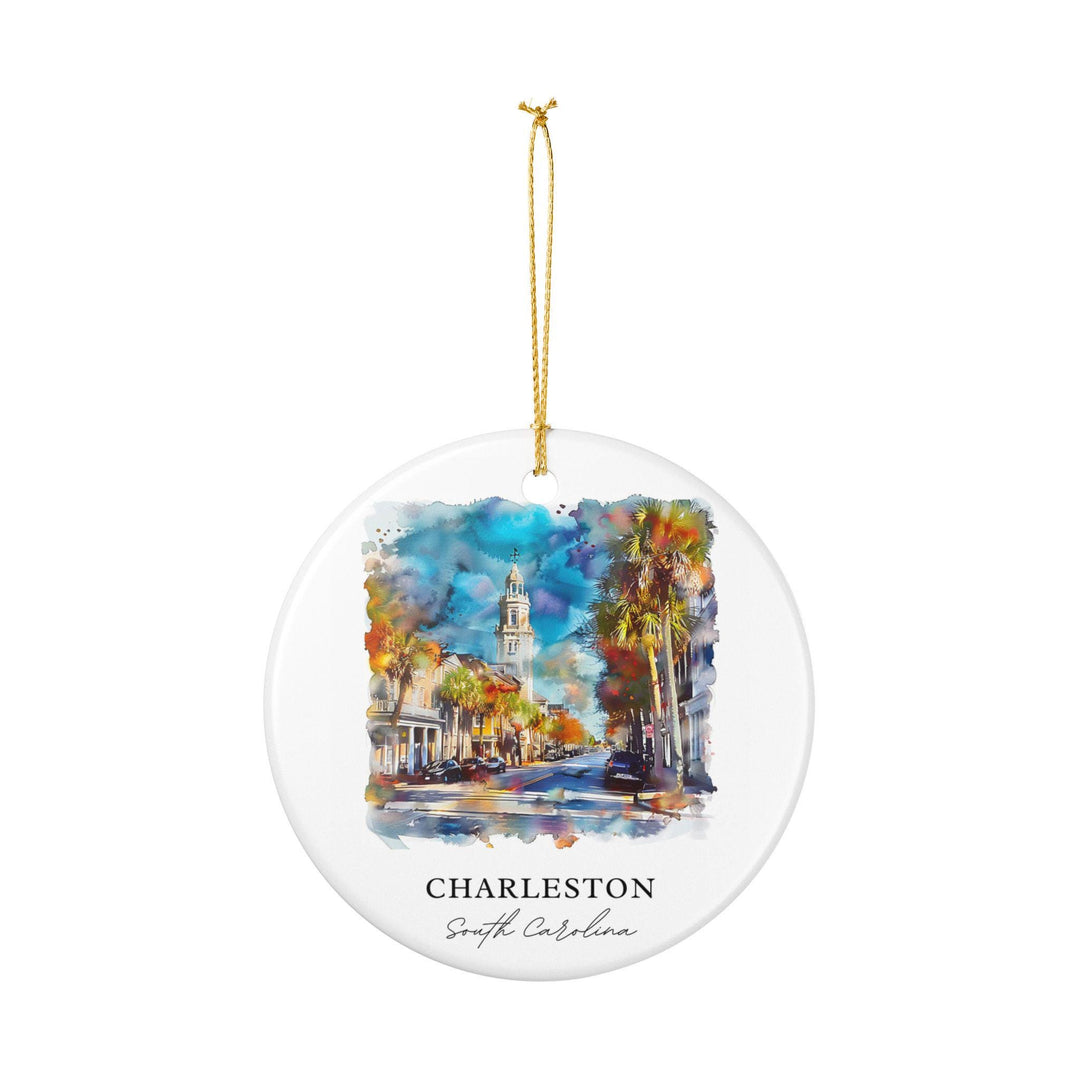Charleston SC Ornament: Unique Charleston Souvenir, Charleston Xmas Decor, and Authentic Charleston South Carolina Gift