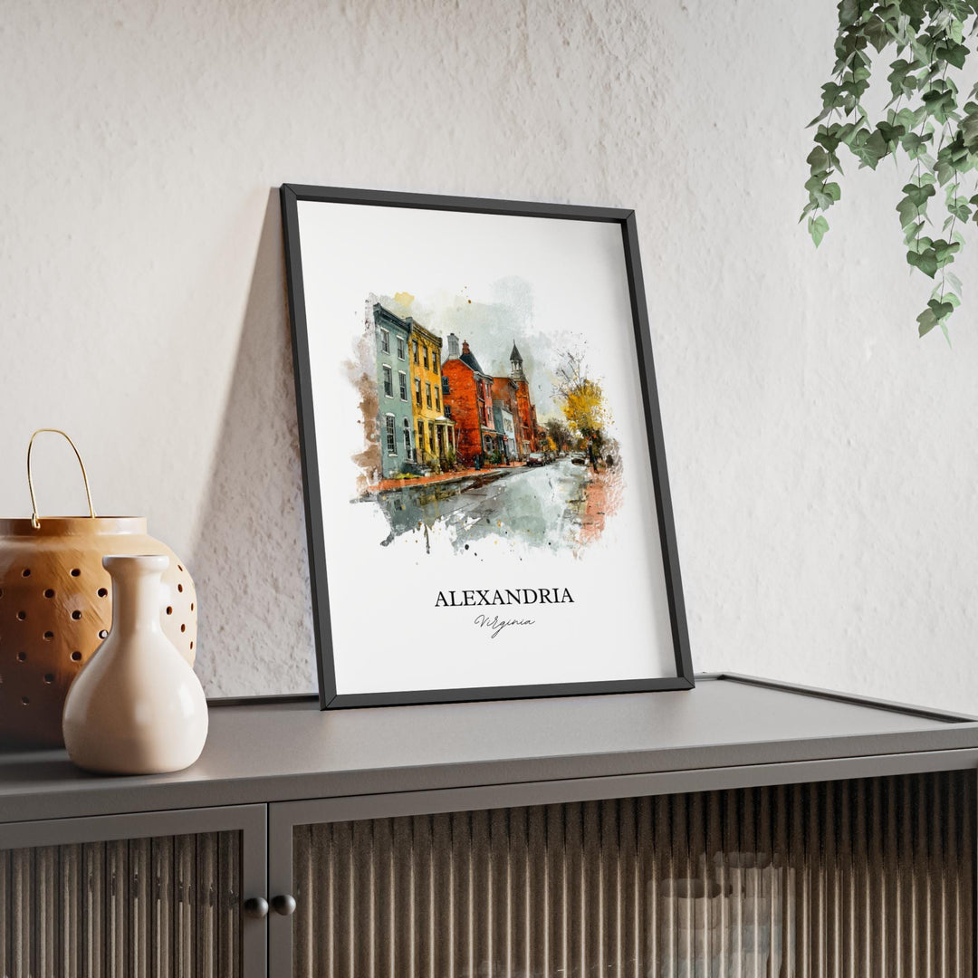 Alexandria, Virginia – Watercolor Art Print