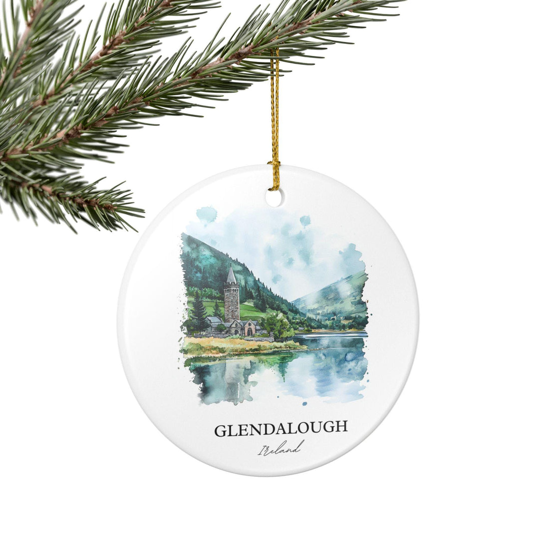 Glendalough Ornament: Unique Glendalough Souvenir, Glendalough Xmas Decor, and Authentic Glendalough Ireland Gift