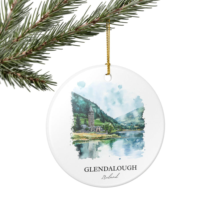 Glendalough Ornament: Unique Glendalough Souvenir, Glendalough Xmas Decor, and Authentic Glendalough Ireland Gift