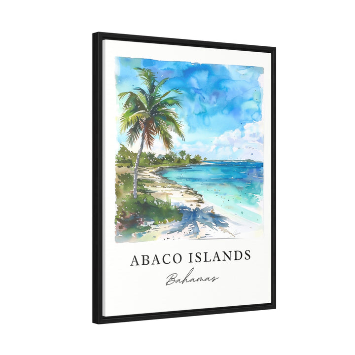 Abaco Islands Wall Art - Bahamas Print