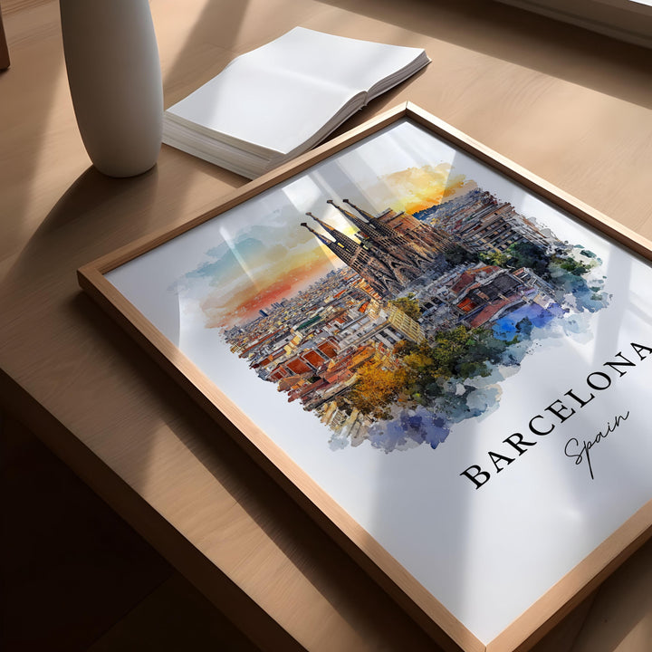 Barcelona Wall Art - La Sagrada Print