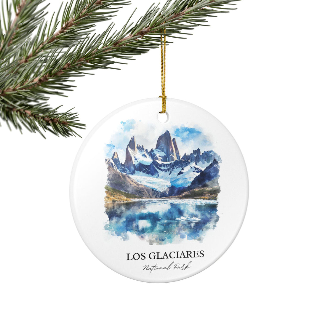 Los Glaciares National Park Ornament: Unique Argentina Souvenir, Argentina Xmas Decor, and Authentic Los Glaciares Gift