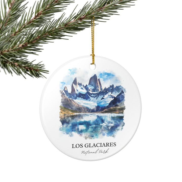 Los Glaciares National Park Ornament: Unique Argentina Souvenir, Argentina Xmas Decor, and Authentic Los Glaciares Gift