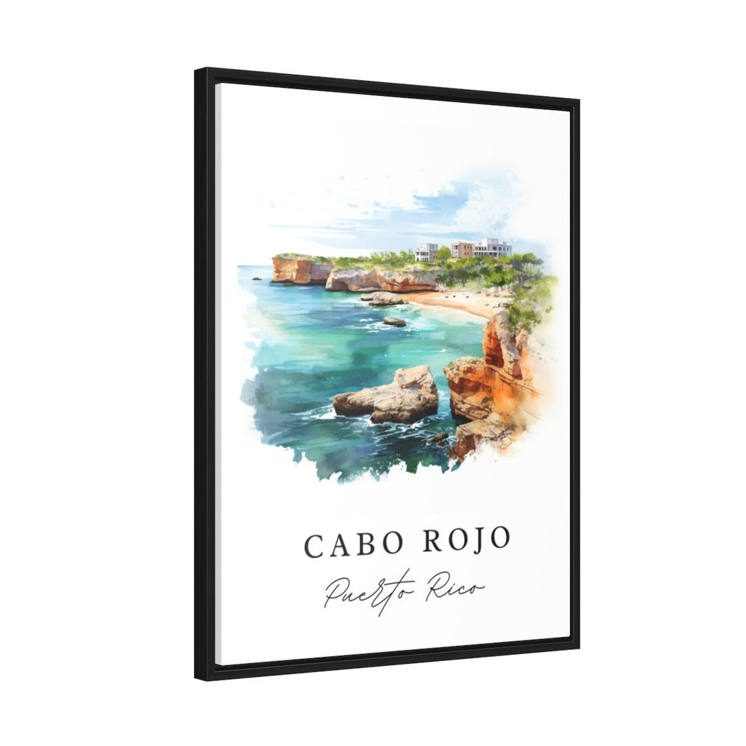 Cabo Rojo Wall Art, Puerto Rico Print