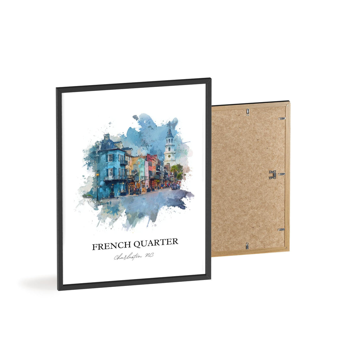 Charleston, South Carolina, USA – Watercolor Art Print
