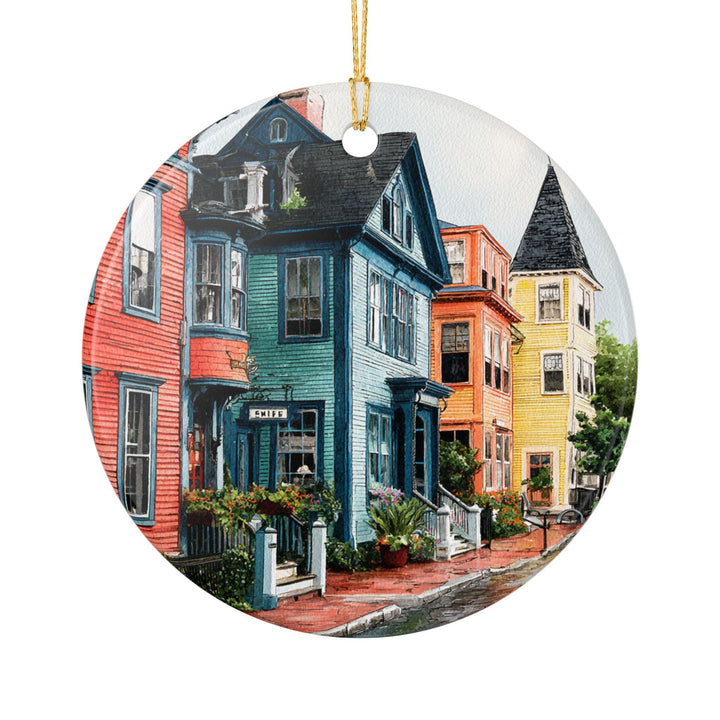 Newport, Rhode Island Ornament: Unique Newport Rhode Island Souvenir, Newport Xmas Decor, and Authentic Newport RI Gift
