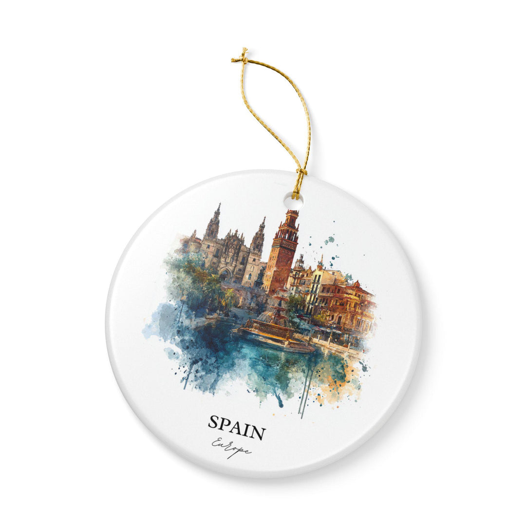 Spain Ornament: Unique Spain Souvenir, Spain Xmas Decor, and Authentic Spain Travel Gift