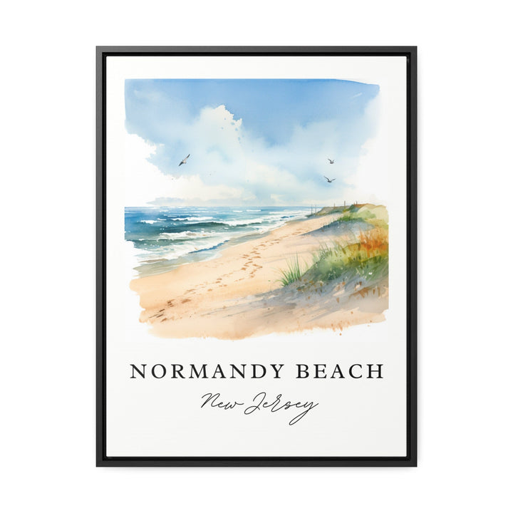 Normandy Beach NJ Wall Art - Jersey Shore Print