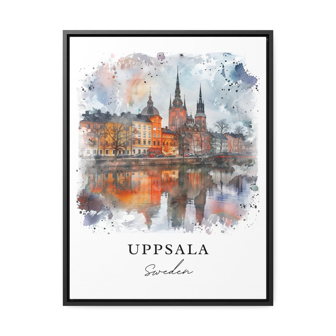 Uppsala Sweden Wall Art, Sweden Print, Uppsala Wall Art, Stockholm Gift, Travel Print, Travel Poster, Travel Gift, Housewarming Gift