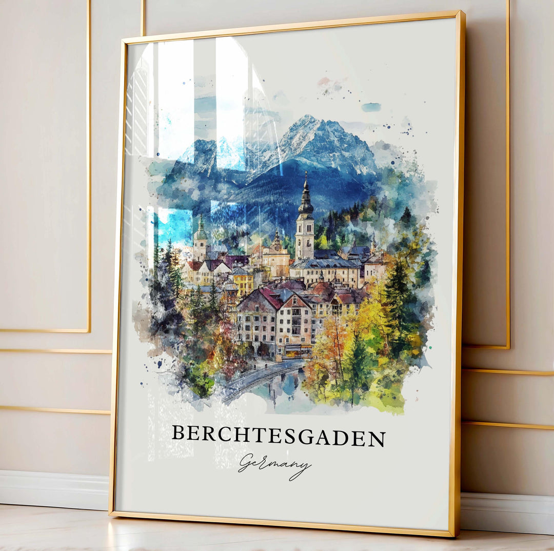 Berchtesgaden Wall Art - Bavaria Germany Print