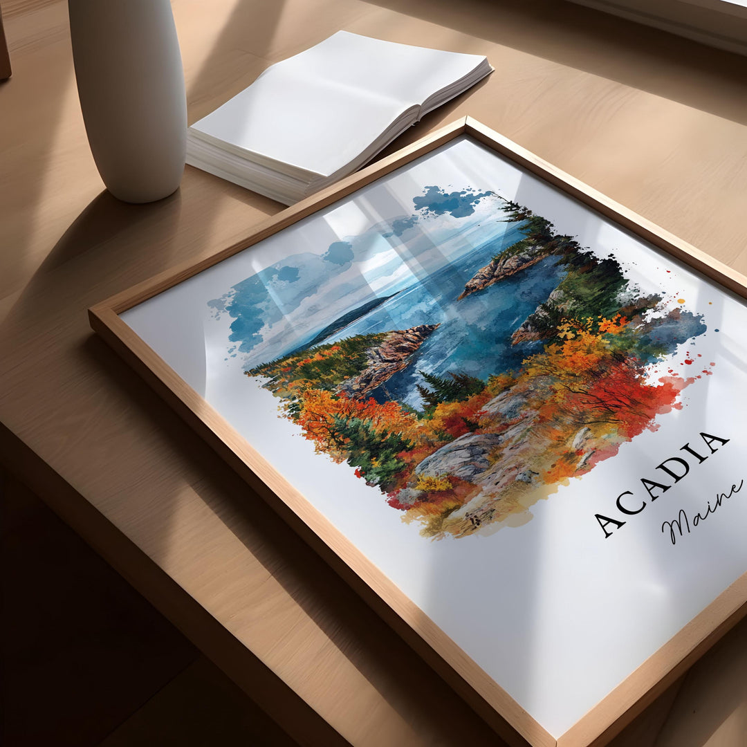 Acadia National Park Wall Art - Maine Print