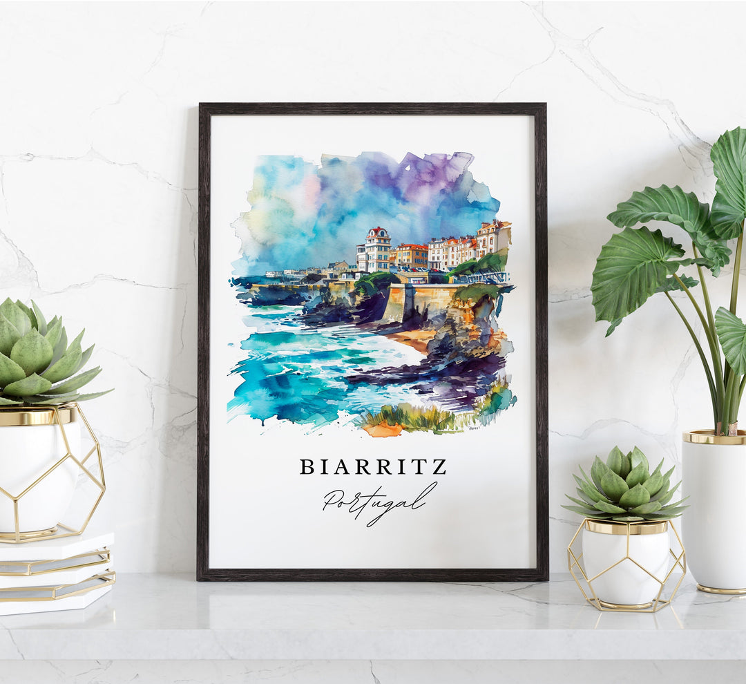 Biarritz Wall Art - Portugal Print