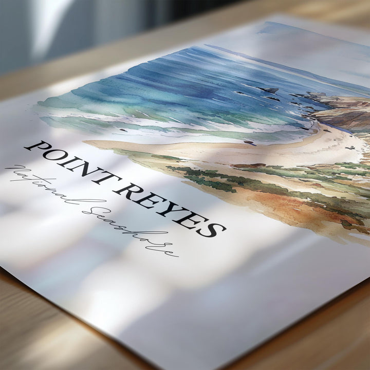 Point Reyes Wall Art, Marin County Print, San Fran Watercolor Art, Point Reyes Gift, Travel Print, Travel Poster, Housewarming Gift