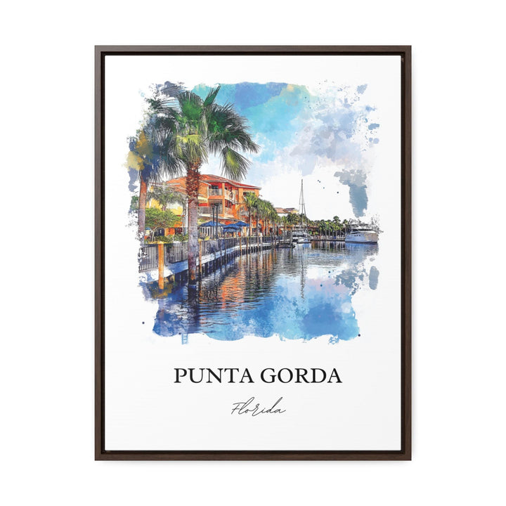 Punta Gorda Wall Art, Punta Gorda Print, Charlotte County Artwork, Punta Gorda Florida Gift, Travel Print, Travel Poster, Housewarming Gift
