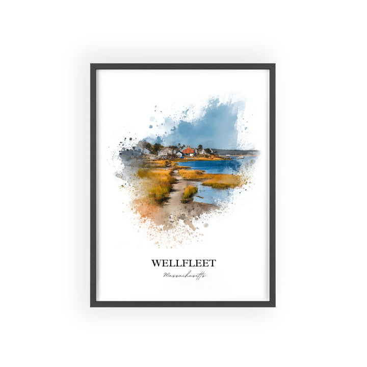 Wellfleet, Massachusetts – Watercolor Art Print