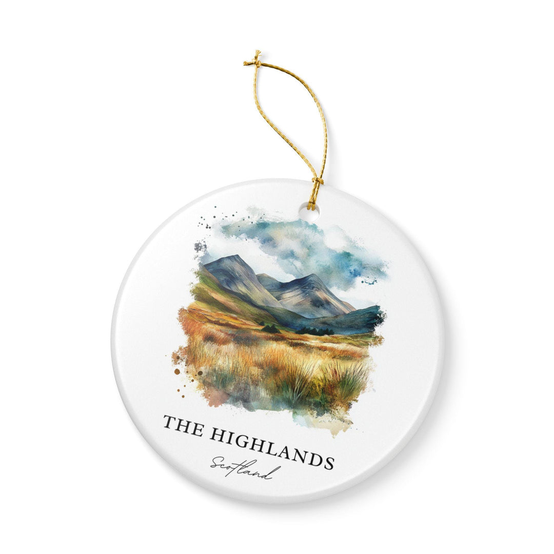 The Highlands Scotland Ornament: Unique Scotland Souvenir, Scotland Xmas Decor, and Authentic Scotland Gift