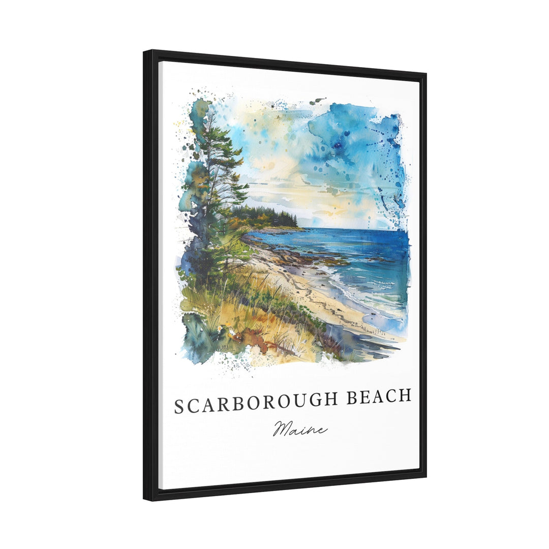 Scarborough Beach Art Print, Maine Print, Scarborough Wall Art, Maine Gift, Travel Print, Travel Poster, Travel Gift, Housewarming Gift