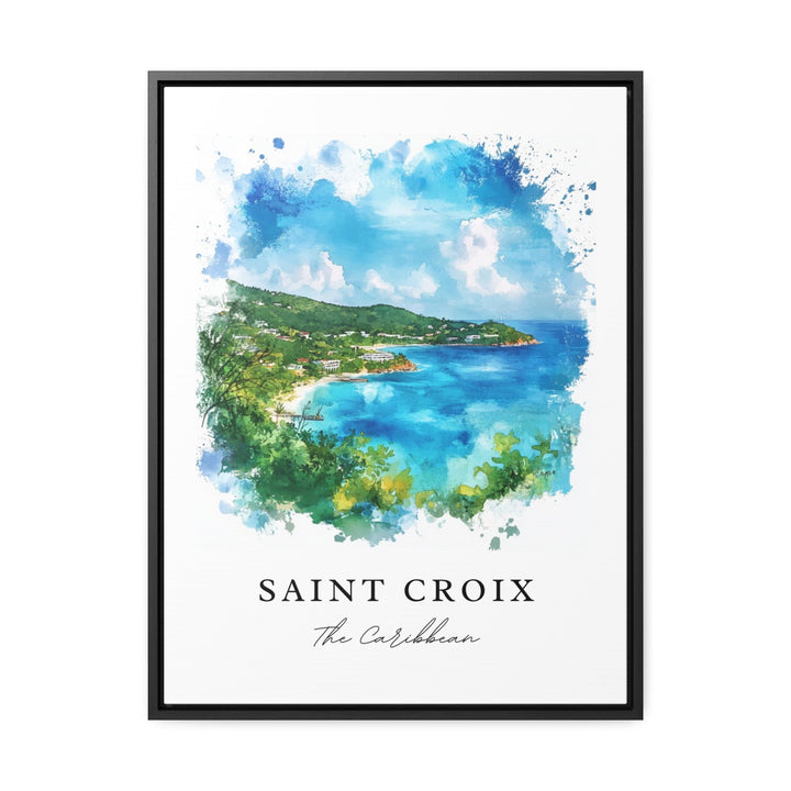 Saint Croix Wall Art, Saint Croix Print, St Croix Watercolor Art, Saint Croix Island Gift,