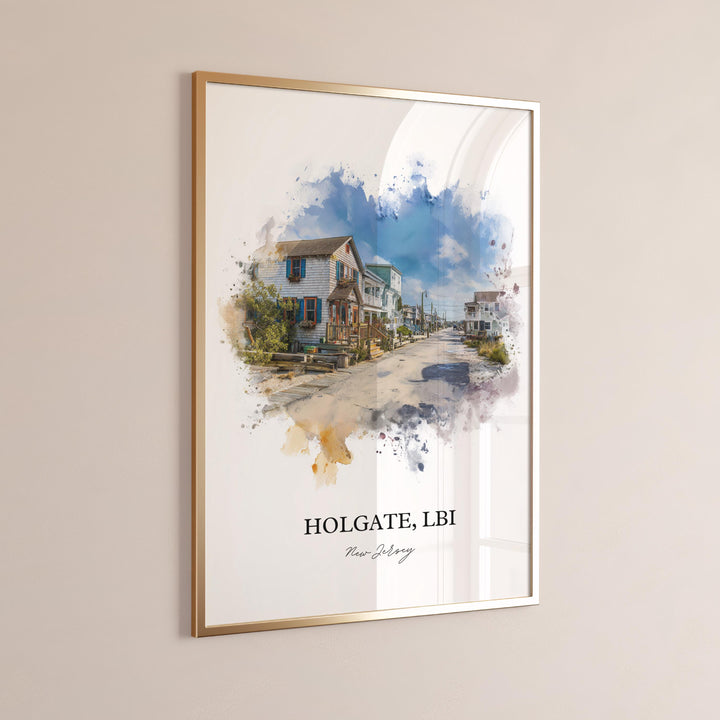 Holgate, New Jersey – Watercolor Art Print