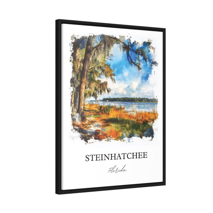 Steinhatchee, Florida, USA – Watercolor Art Print