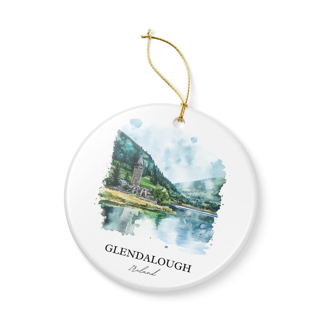 Glendalough Ornament: Unique Glendalough Souvenir, Glendalough Xmas Decor, and Authentic Glendalough Ireland Gift