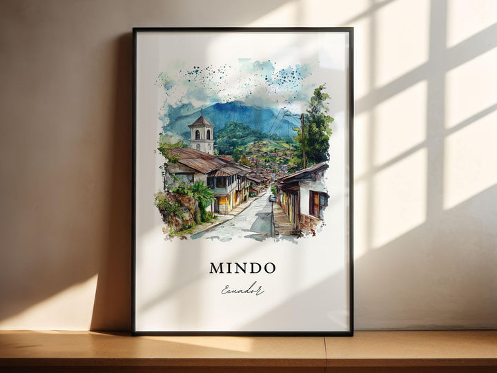 Mindo, Ecuador – Watercolor Art Print