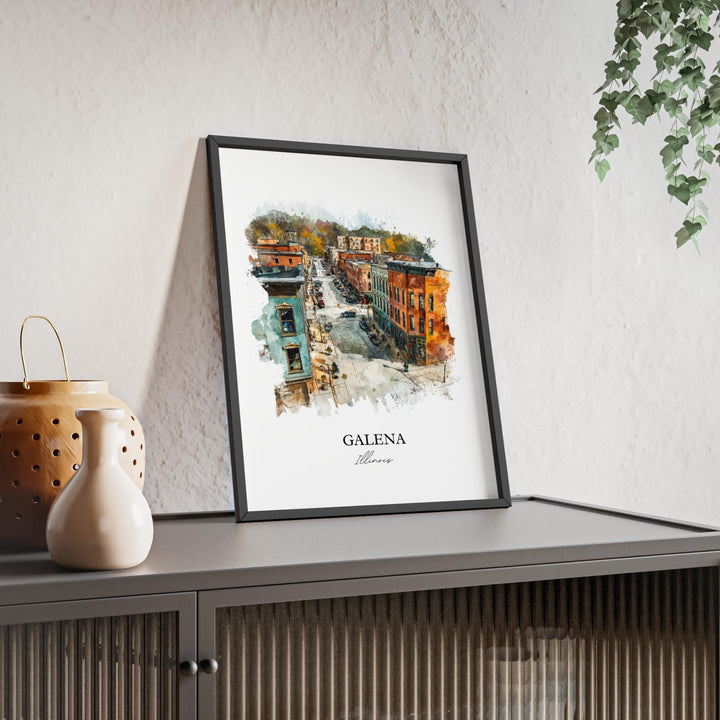 Galena, Illinois – Watercolor Art Print