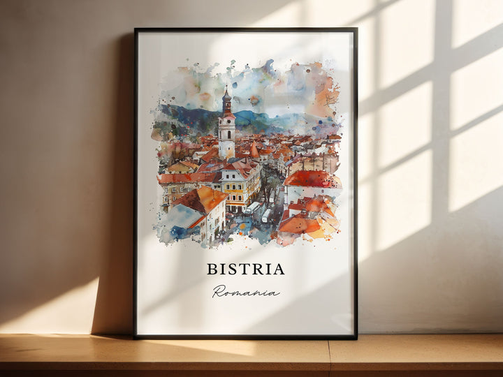 Bistria Wall Art - Romania Print