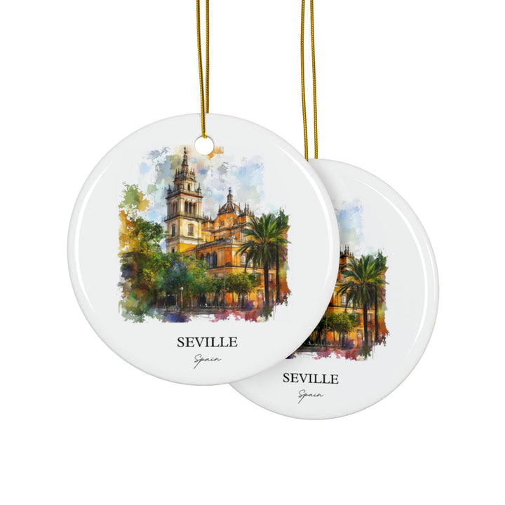 Seville Spain Ornament: Unique Seville Souvenir, Seville Xmas Decor, and Authentic Seville Spain Gift
