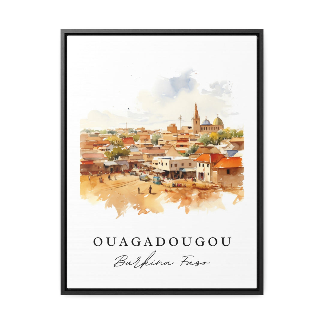 Ouagadougou Burkina Faso Wall art - Ouagadougou, Burkina Faso poster, Wedding gift, Birthday present, Custom Text, Personalized Gift