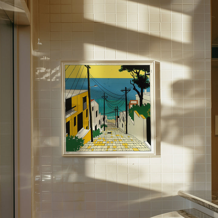 Modern Puerto Rico Art, Puerto Rico Print, Unique Puerto Rico Art, Puerto Rico Gift, Travel Poster, Housewarming Gift