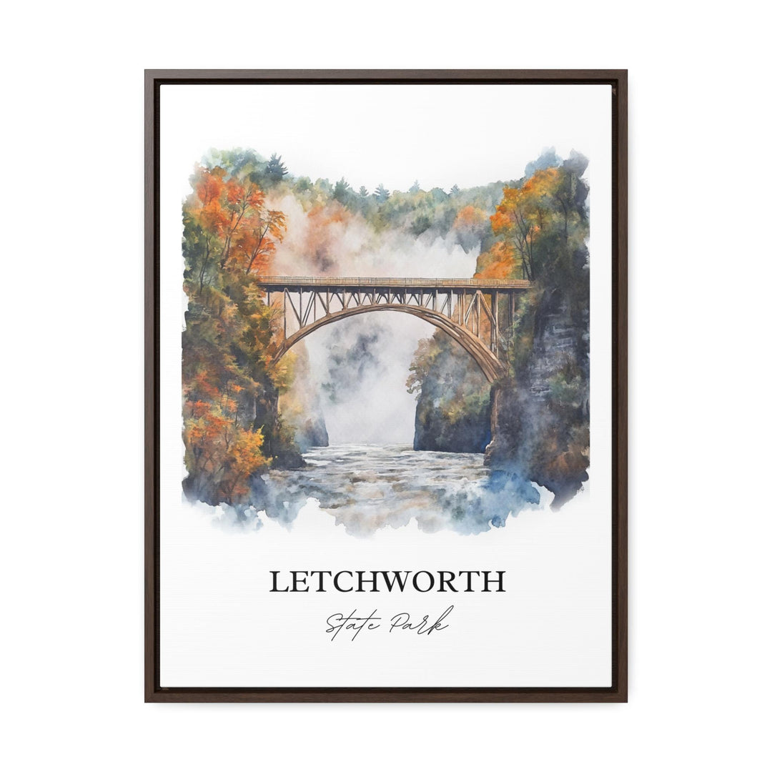 Letchworth State Park Art, Livingston County Print, Genesee River Artwork, Letchworth Gift, Travel Print, Travel Poster, Housewarming Gift