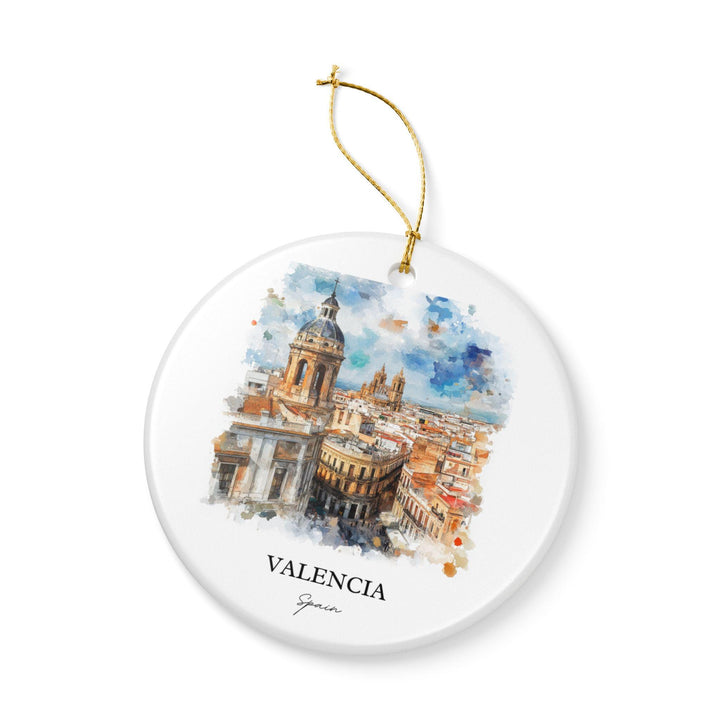 Valencia Spain Ornament: Unique Valencia Spain Souvenir, Valencia Spain Decor, and Authentic Spain Gift