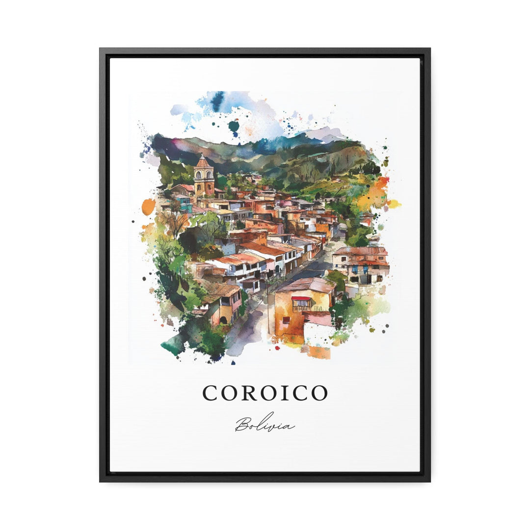 Coroico, Bolivia – Watercolor Art Print