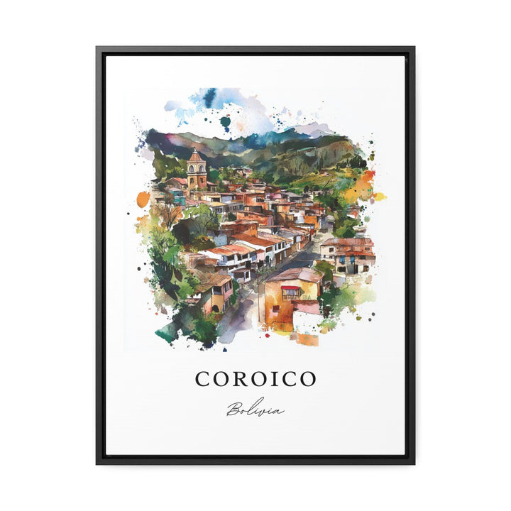 Coroico, Bolivia – Watercolor Art Print