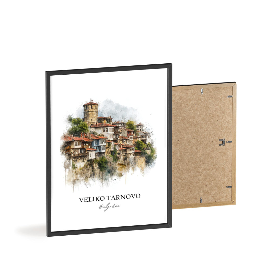 Veliko Tarnovo, Bulgaria – Watercolor Art Print