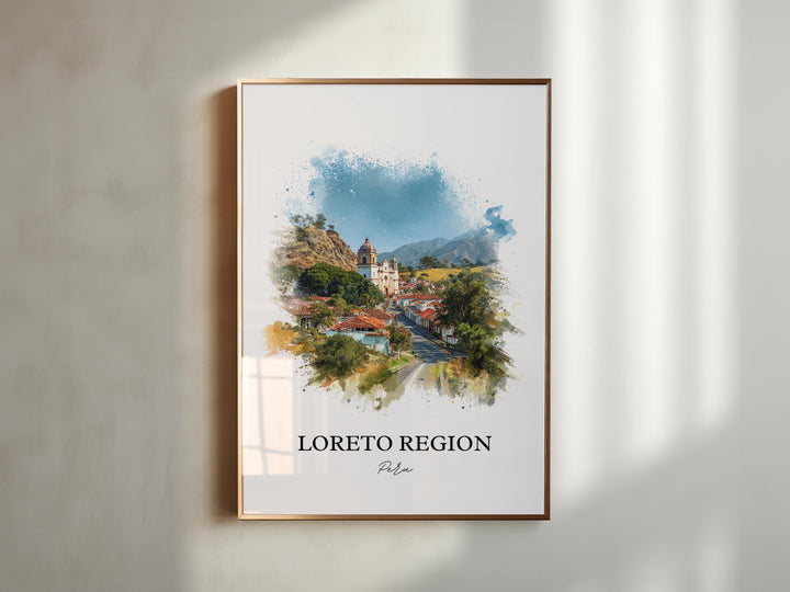 Loreto, Peru – Watercolor Art Print