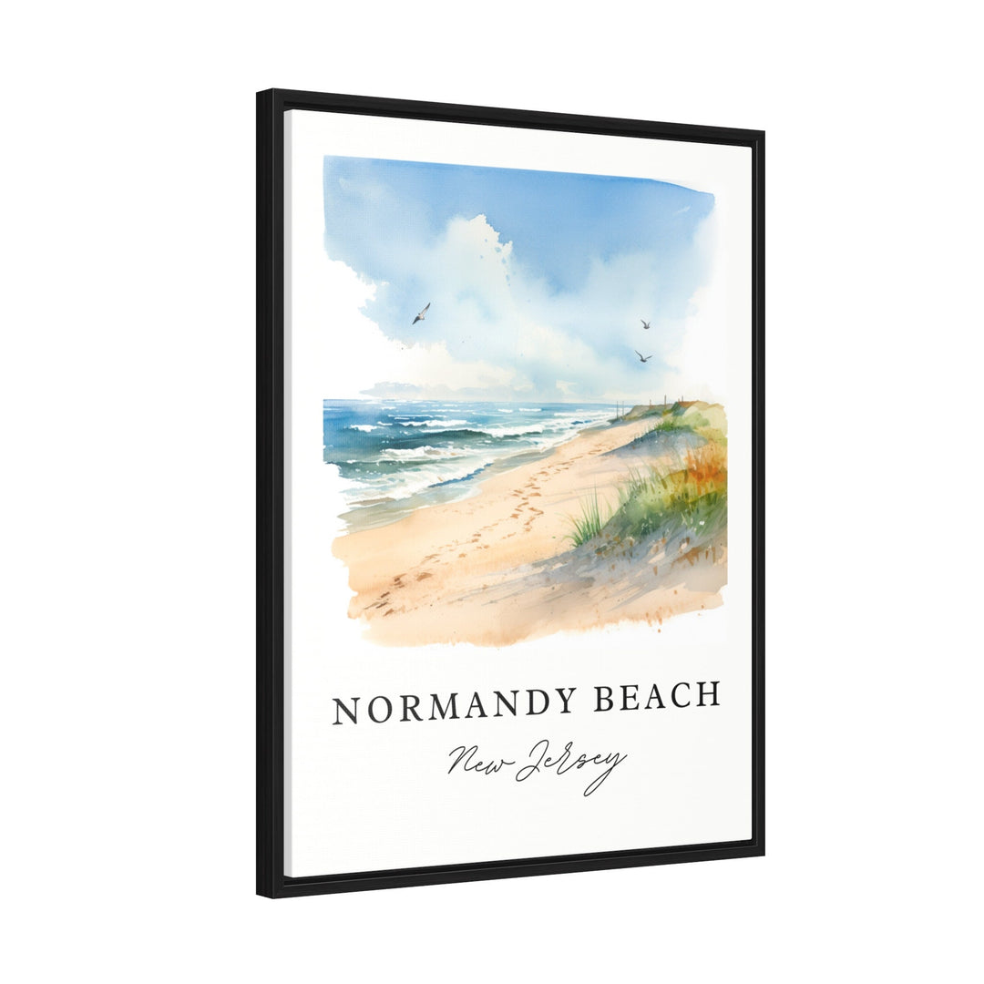 Normandy Beach NJ Wall Art - Jersey Shore Print