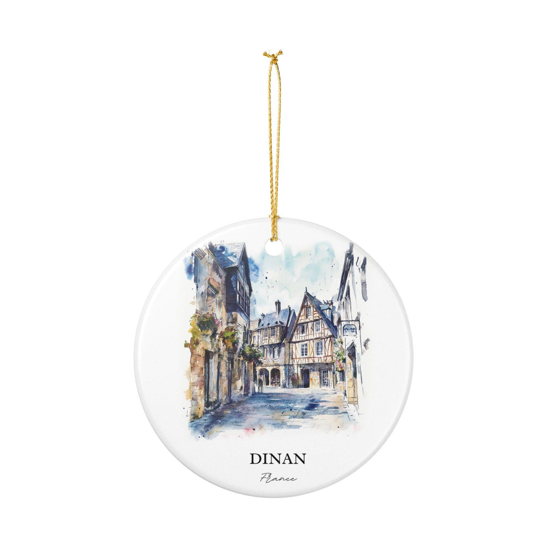 Dinan Frace Ornament: Unique Dinan Souvenir, Dinan Xmas Decor, and Authentic Dinan France Gift