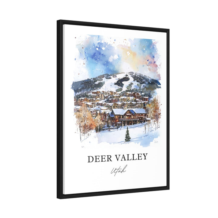 Deer Valley Wall Art - Utah Ski Print