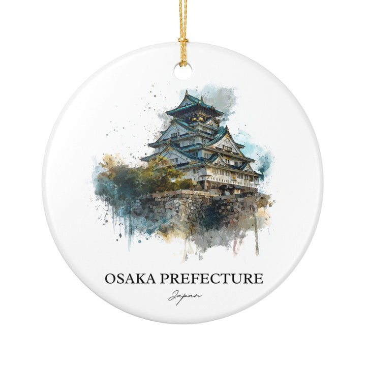 Osaka Japan Ornament: Unique Osaka Souvenir, Osaka Japan Xmas Decor, and Authentic Japan Gift