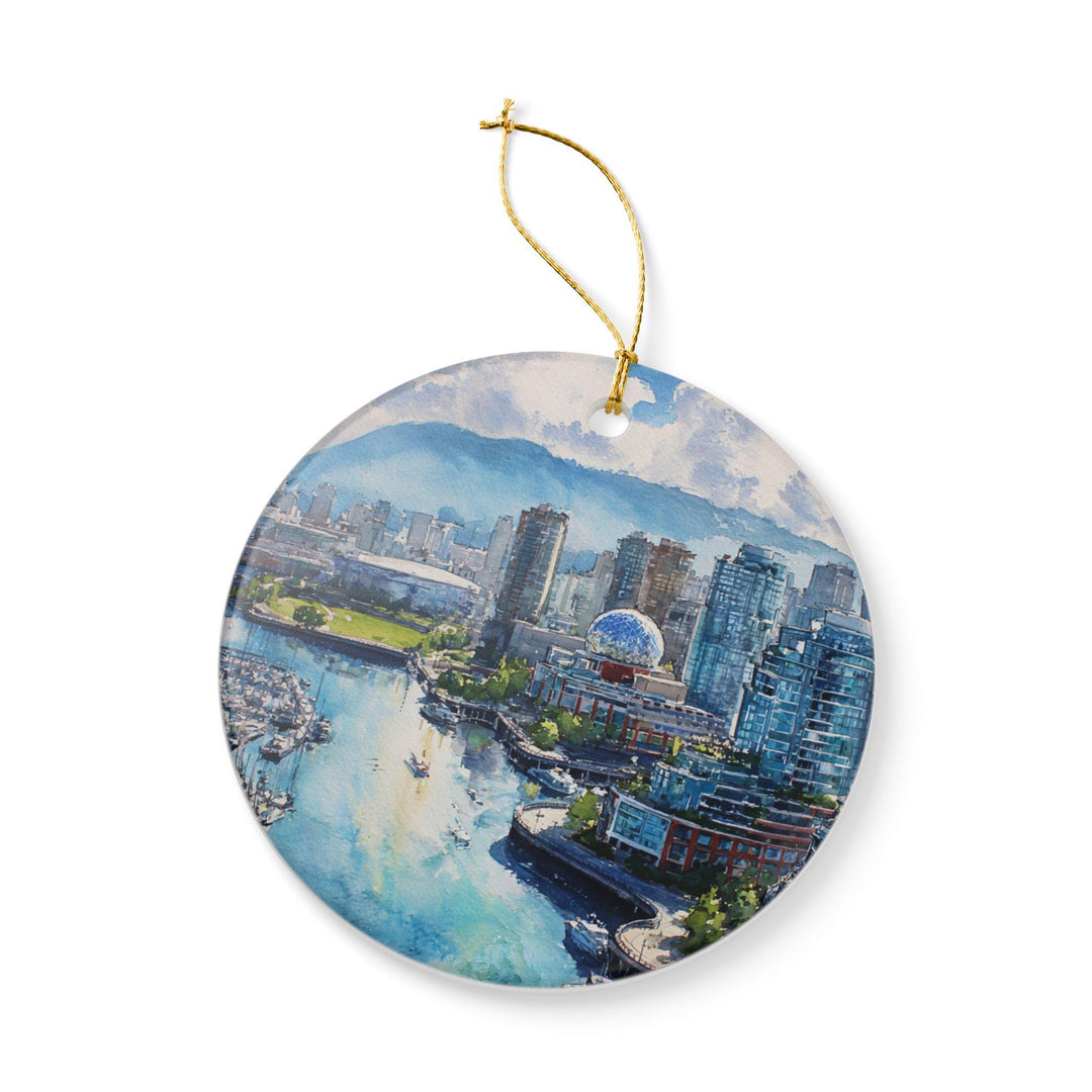 Vancouver Ornament: Unique Vancouver Souvenir, Vancouver Xmas Decor, and Authentic Vancouver BC Gift