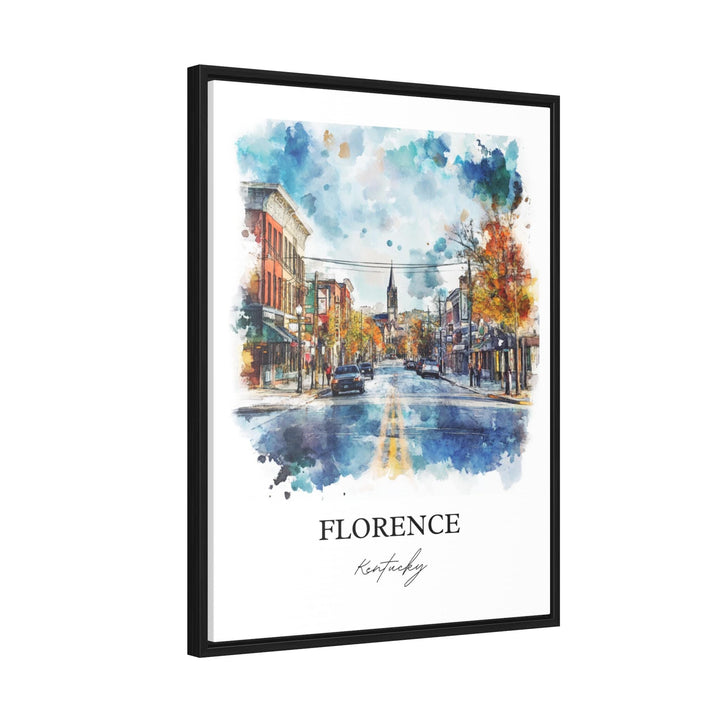 Florence, KY, Kentucky – Watercolor Art Print