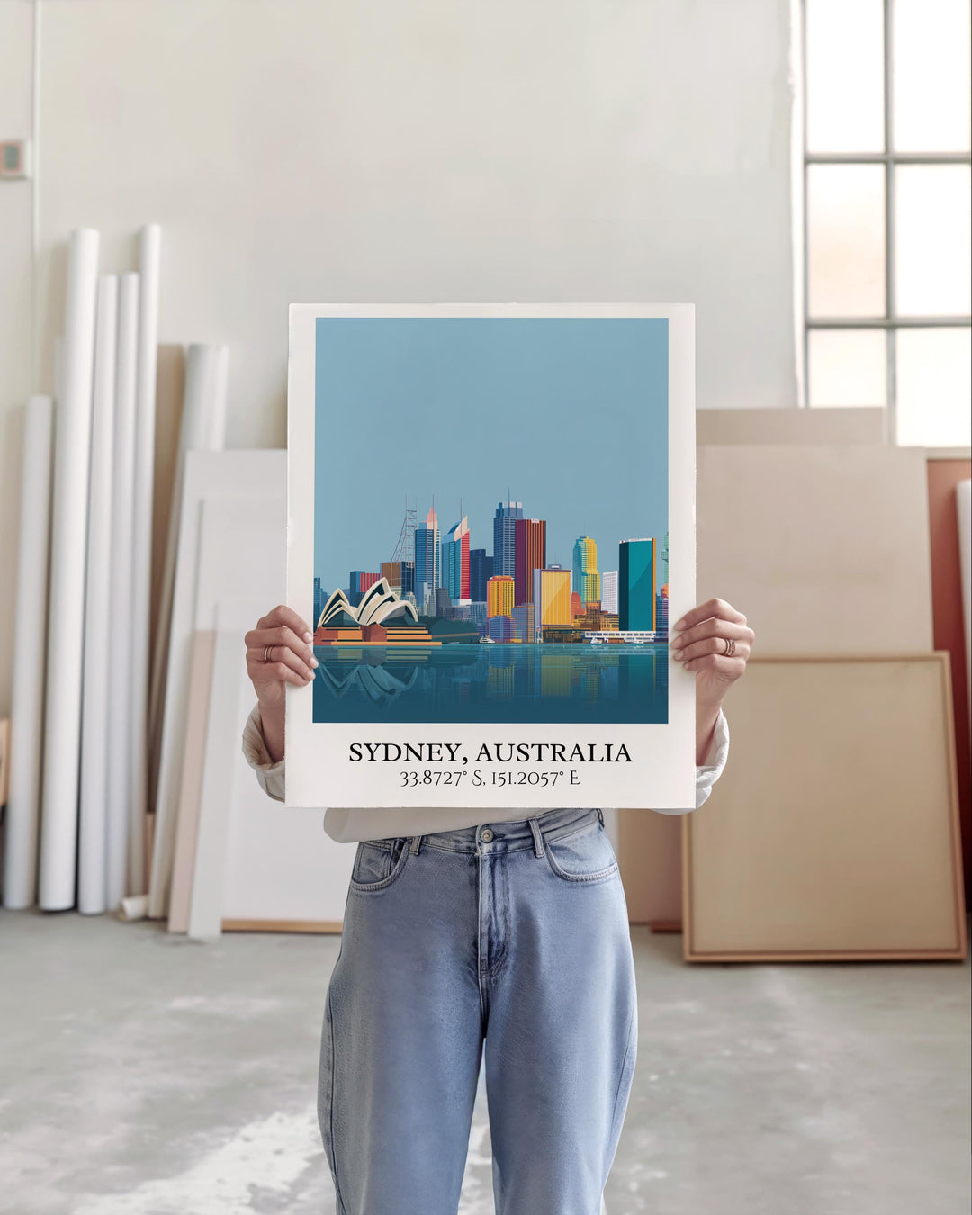 Sydney Art, Sydney Retro Travel Art, Sydney Home Decor, Sydney Australia Gift, Australia Travel Art, Travel Prints, Housewarming Gift