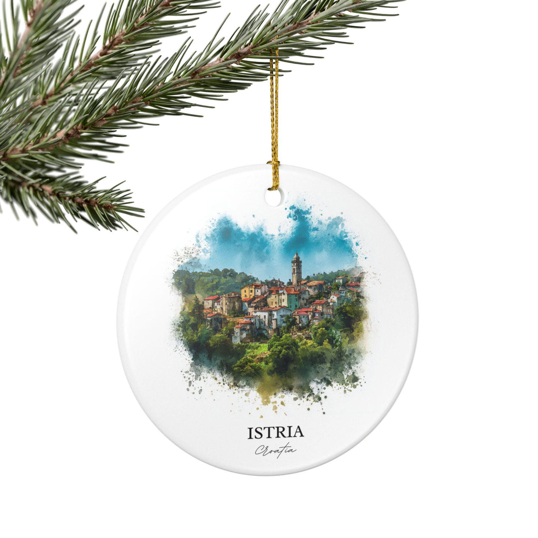 Istria Croatia Ornament: Unique Istria Souvenir, Istria Croatia Xmas Decor, and Authentic Croatia Gift