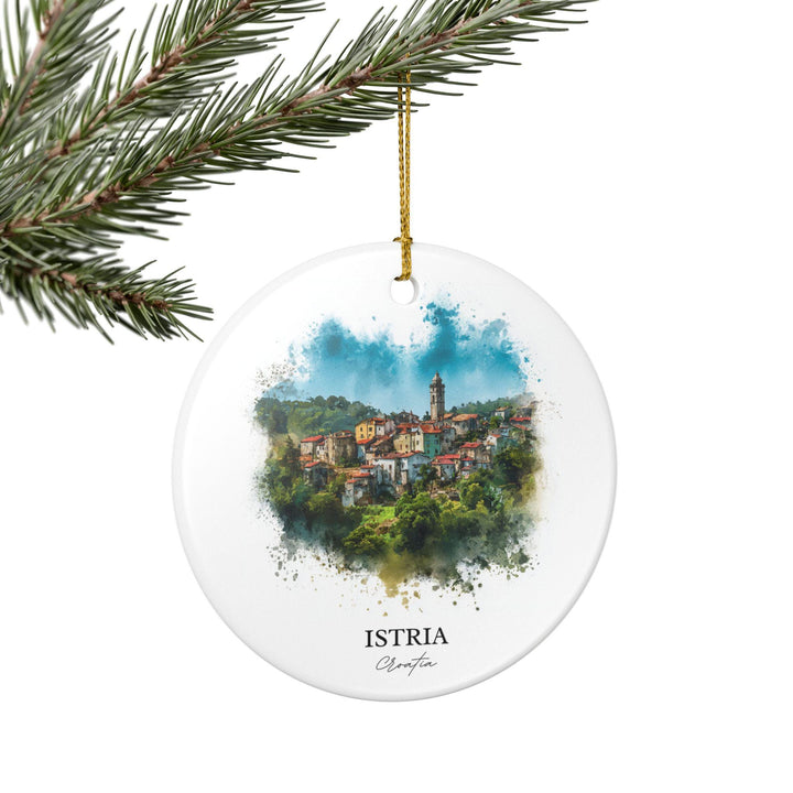 Istria Croatia Ornament: Unique Istria Souvenir, Istria Croatia Xmas Decor, and Authentic Croatia Gift