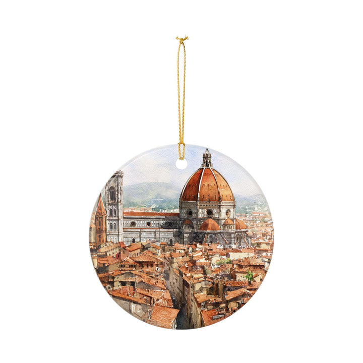 Florence, Italy Ornament: Unique Florence Souvenir, Florence Italy Xmas Decor, and Authentic Florence Italy Gift