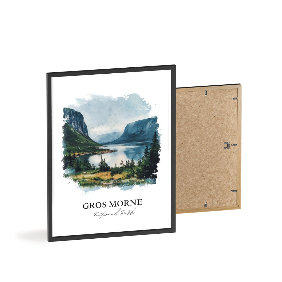 Gros Morne National Park Art, Newfoundland and Labrador Print, Gros Morne National Park Gift, Travel Print, Travel Poster, Housewarming Gift
