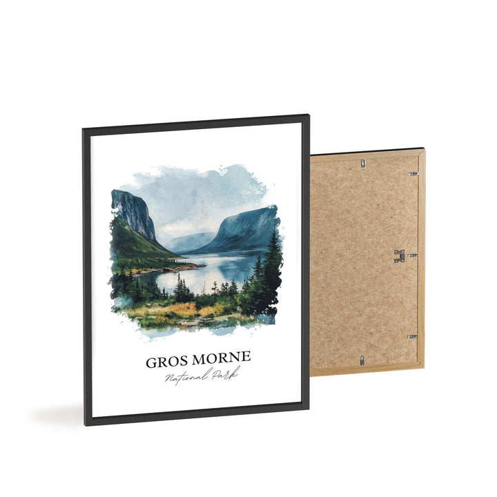 Gros Morne National Park Art, Newfoundland and Labrador Print, Gros Morne National Park Gift, Travel Print, Travel Poster, Housewarming Gift